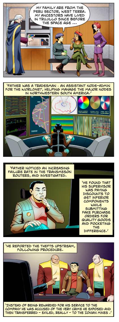 Strip 747 of Quantum Vibe