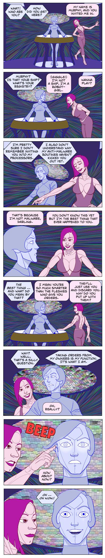 Strip 877 of Quantum Vibe