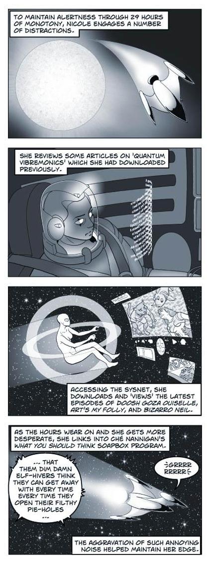 Strip 87 of Quantum Vibe