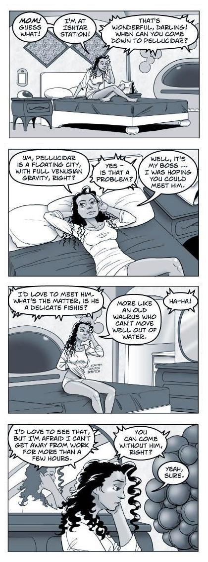 Strip 142 of Quantum Vibe