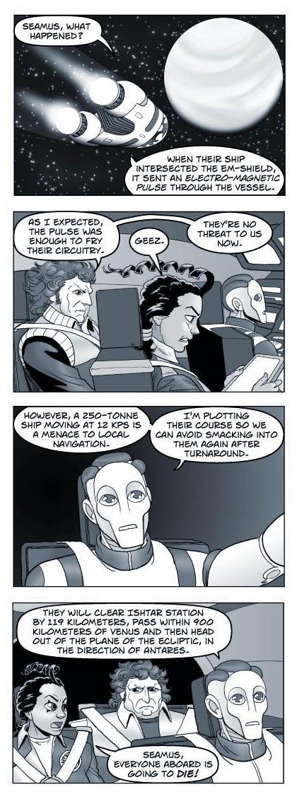 Strip 158 of Quantum Vibe